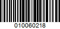 Barcode for 010060218