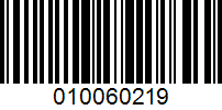 Barcode for 010060219