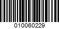 Barcode for 010060229