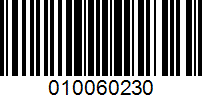 Barcode for 010060230