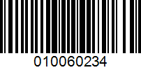 Barcode for 010060234