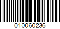 Barcode for 010060236