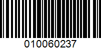 Barcode for 010060237