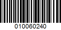 Barcode for 010060240