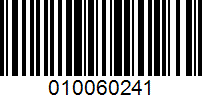 Barcode for 010060241