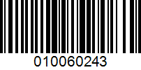 Barcode for 010060243