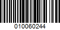 Barcode for 010060244