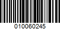 Barcode for 010060245