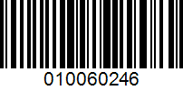 Barcode for 010060246