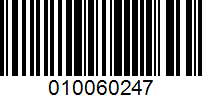 Barcode for 010060247