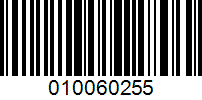 Barcode for 010060255