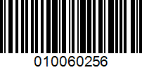 Barcode for 010060256