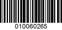 Barcode for 010060265
