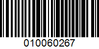 Barcode for 010060267