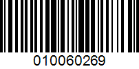 Barcode for 010060269