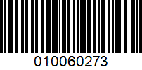 Barcode for 010060273