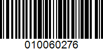Barcode for 010060276