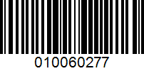 Barcode for 010060277