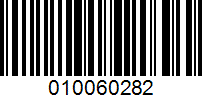Barcode for 010060282