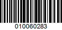 Barcode for 010060283