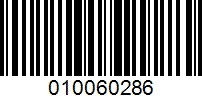 Barcode for 010060286