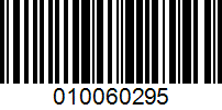 Barcode for 010060295