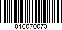 Barcode for 010070073