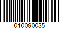 Barcode for 010090035