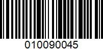 Barcode for 010090045