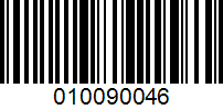 Barcode for 010090046