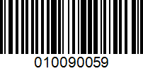 Barcode for 010090059