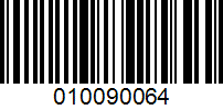 Barcode for 010090064