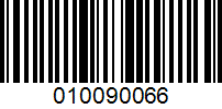 Barcode for 010090066