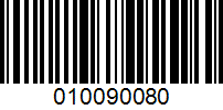 Barcode for 010090080