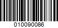 Barcode for 010090086