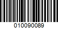 Barcode for 010090089