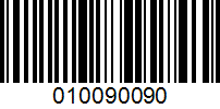 Barcode for 010090090