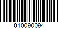 Barcode for 010090094