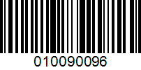 Barcode for 010090096