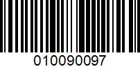 Barcode for 010090097