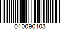 Barcode for 010090103