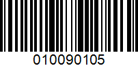 Barcode for 010090105