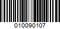 Barcode for 010090107