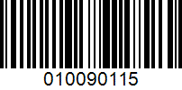 Barcode for 010090115