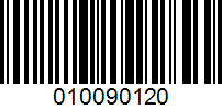 Barcode for 010090120