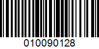 Barcode for 010090128