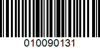 Barcode for 010090131