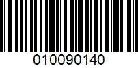 Barcode for 010090140