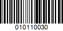 Barcode for 010110030