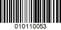 Barcode for 010110053